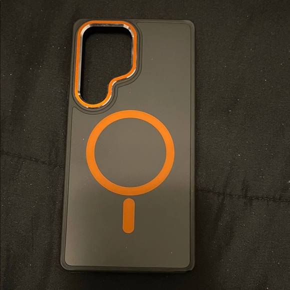 Black and Orange Phone Case - Picture 1 of 3